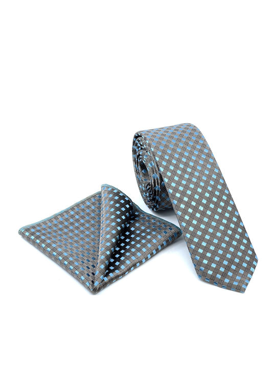 Legend Accessories Men's Tie Set Printed Gray