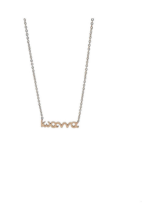 Necklace Name Gold Plated