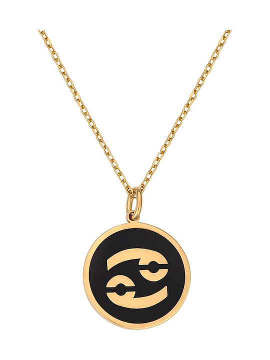 Necklace Zodiac Sign from Gold Plated Silver