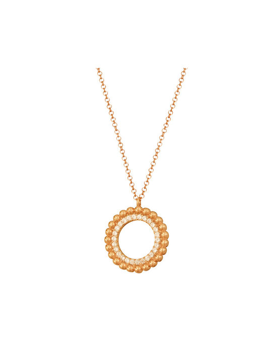 Necklace from Pink Gold Plated Silver