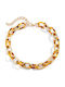 Pearl's Garden Leopard Print Κολιέ