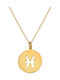 Necklace Zodiac Sign Gold Plated