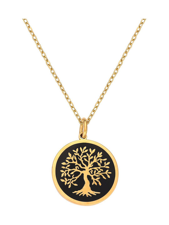 Necklace Tree from Gold Plated Silver