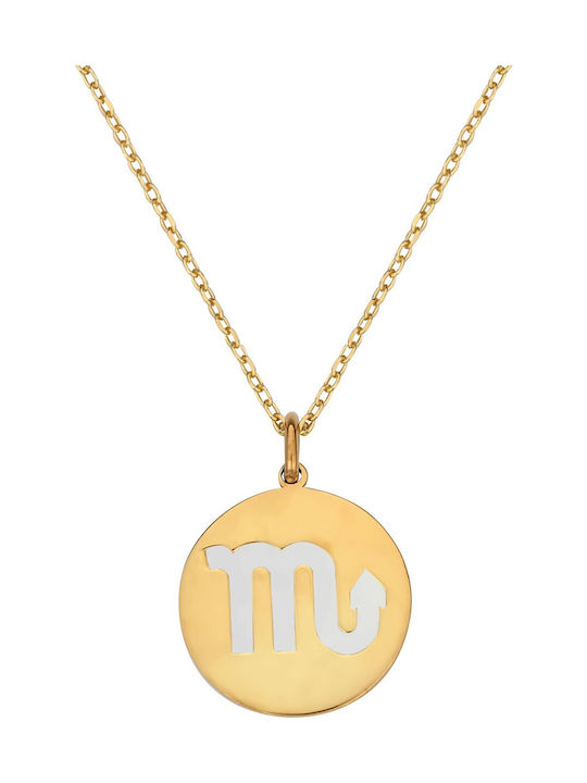 Necklace Zodiac Sign Gold Plated