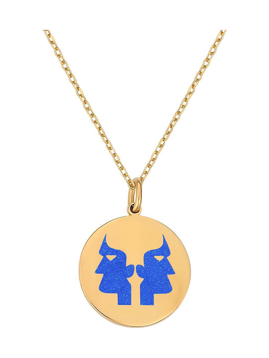 Necklace Zodiac Sign Gold Plated