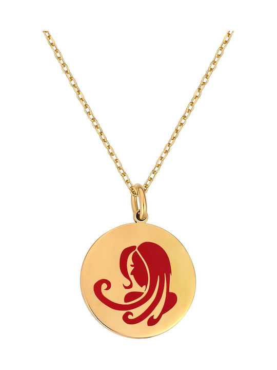 Necklace Zodiac Sign Gold Plated