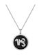 Necklace Zodiac Sign from Silver Black