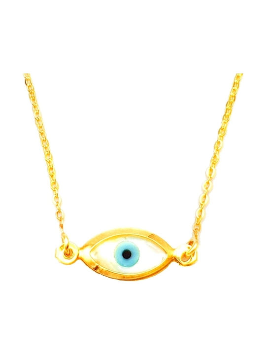 Necklace Eye from Gold 14K