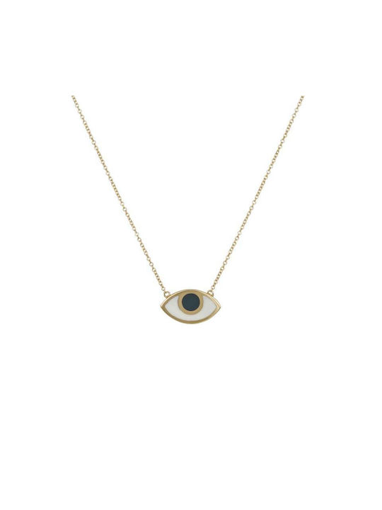 Necklace Eye from Gold 9 K