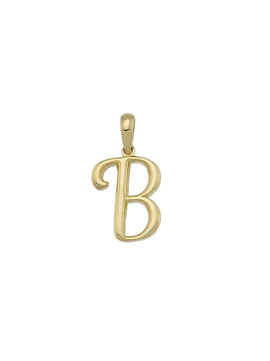 Halskette Monogramm aus Gold 9 K