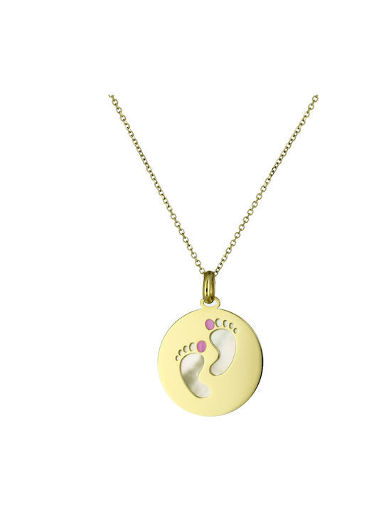 Necklace Family from Gold 18k