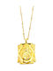 Necklace Amulet from Gold Plated Silver