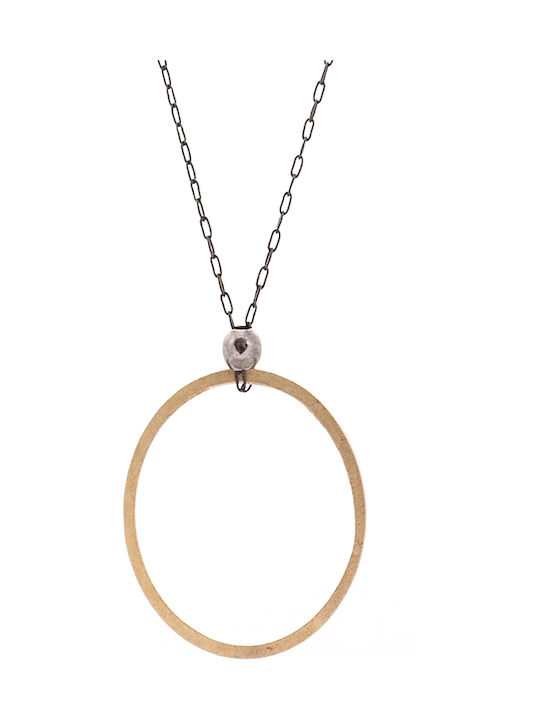 Necklace from Pink Gold Plated Silver