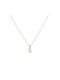 Halskette Monogramm aus Gold 14K