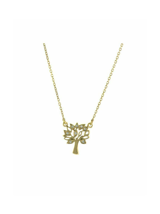 Paraxenies Necklace Tree from Gold Plated Silver