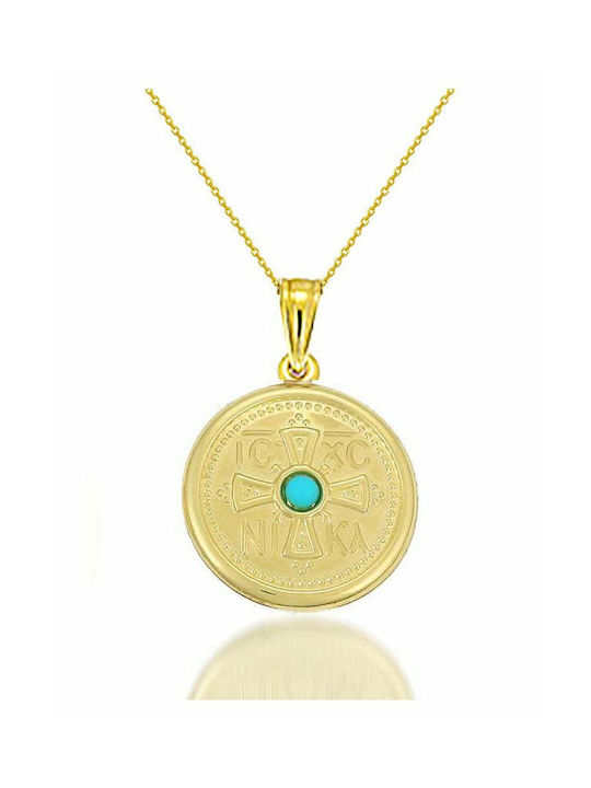 Paraxenies Necklace from Gold 9 K