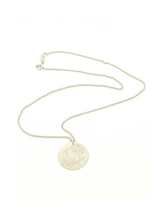 Kirkikosmima Necklace Zodiac Sign from Silver