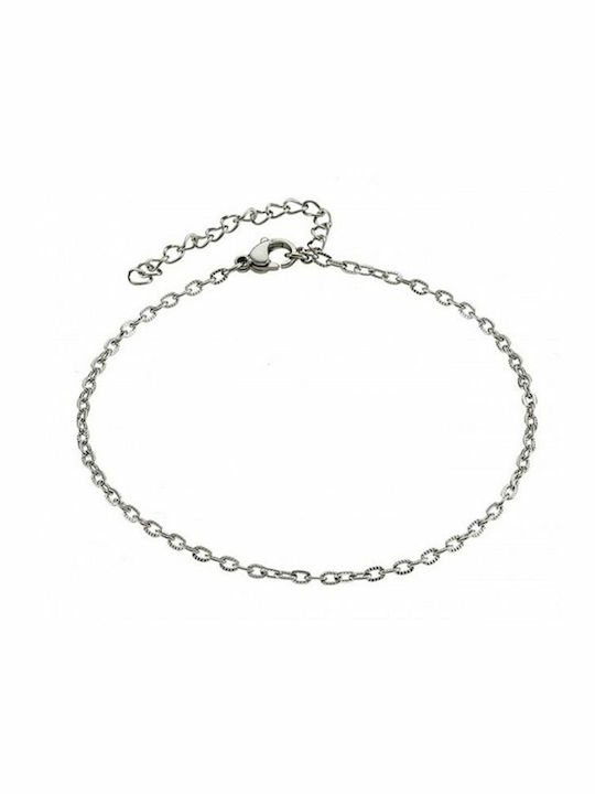 Amor Amor Damen Armband Fußkettchen Kette aus Stahl