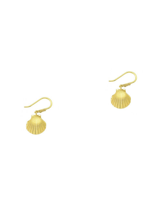 Earrings made of Silver Gold Plated