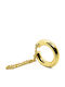 Piercing.gr Fake Gold Plated Earring Piercing Gold