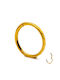 Single Earring Hoop made of Steel Gold Plated