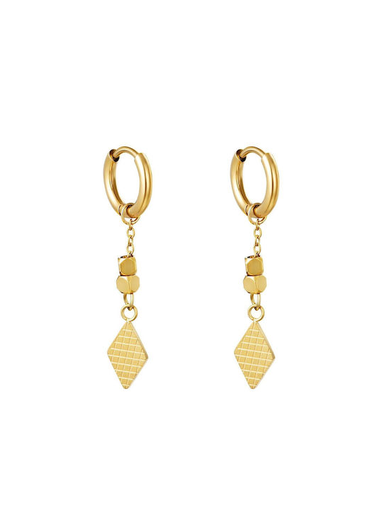 Earrings made of Steel Gold Plated