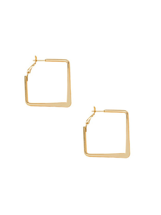 Earrings Hoops Gold Plated