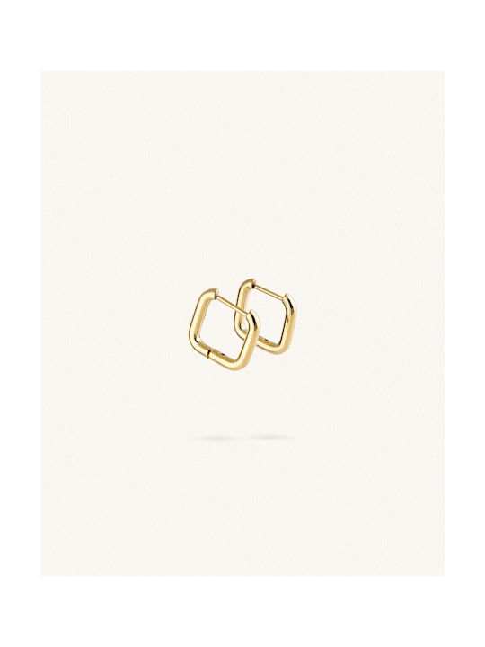 Earrings Hoops made of Steel Gold Plated