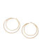 Earrings Hoops Gold Plated