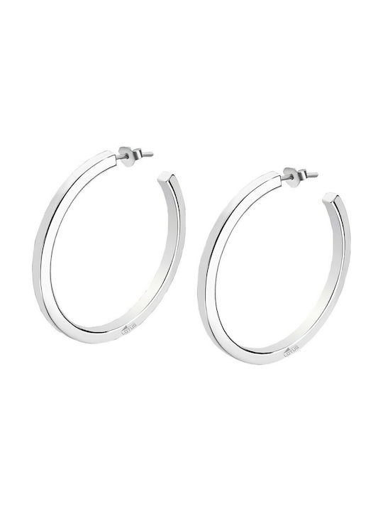 Earrings Hoops made of Silver