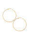 Fantazy Earrings Hoops Gold Plated