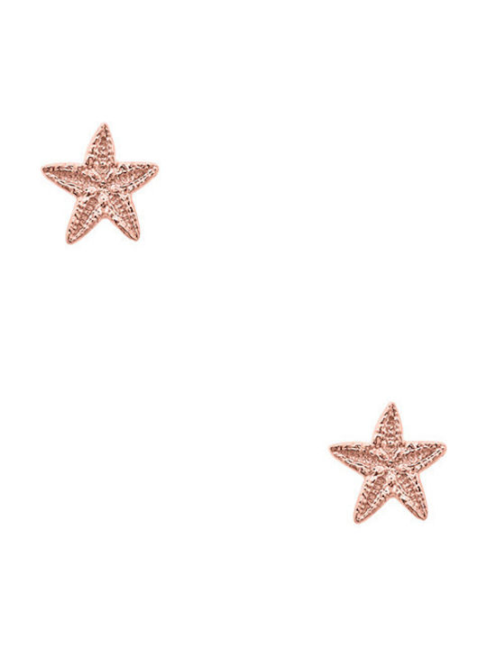 Earrings made of Pink Gold