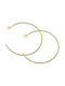 Earrings Hoops made of Steel Gold Plated