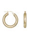 Earrings Hoops made of Gold 9K