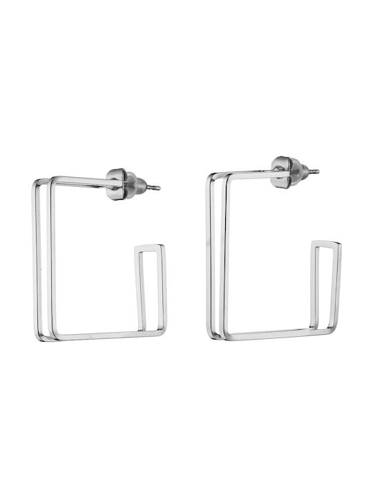 Earrings Hoops made of Steel