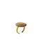 Women's Gold Plated Brass Ring