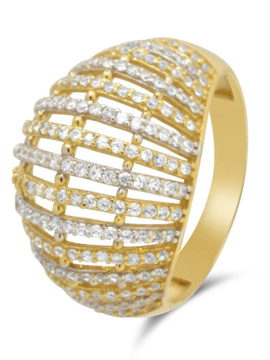 Goldjewels Femeie Inel cu Zirconiu din Aur 14K