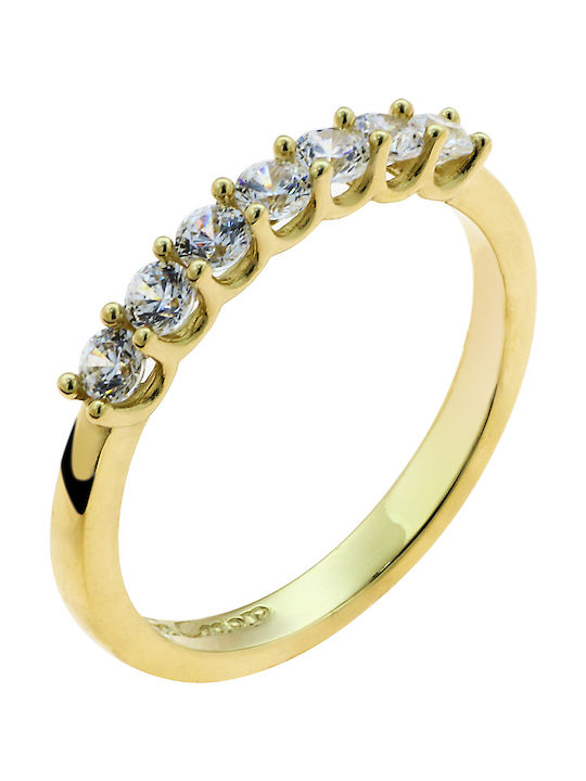 Fa Cad'oro Ring with Zircon made of Gold 14K