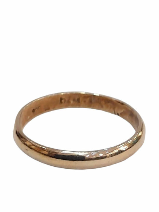 One Jewellery Women's Spinner Ring Made of Gold Plated Silver