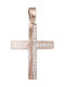 Women's Rose Gold Cross 14K