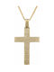 Men's Gold Cross 14K with Chain