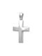 Women's White Gold Cross 14K