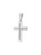 White Gold Cross 14K