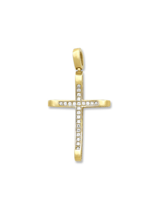 Femeiesc Aur Cruce 14K