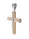 Rose Gold Cross 14K