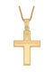 Men's Gold Cross 14K with Chain