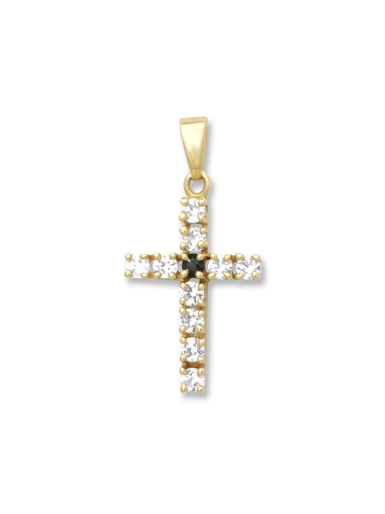 Femeiesc Aur Cruce 14K