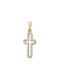 Damen Gold Kreuz 14K