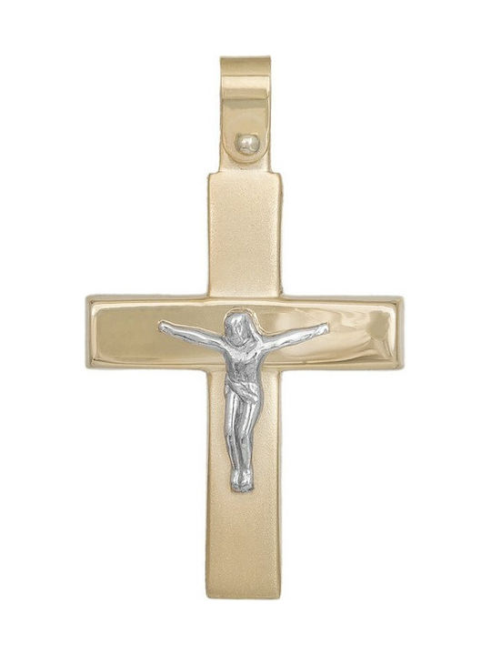 Herren Gold Kreuz 9K