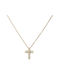 Women's Gold Cross 14K with Chain